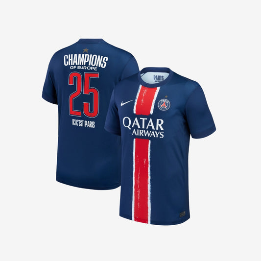 Maillot PSG Champions 2025 disponible chez Wavekickz